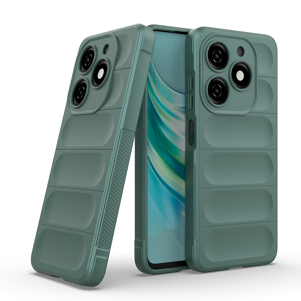 Tecno Spark 20C Uyumlu Kılıf Esnek TPU Oyuklu Arka Yüzey Tasarımlı Zore Etnik Silikon Kapak - 14