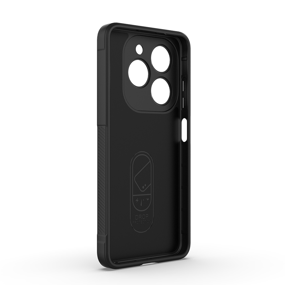 Infinix Hot 40i Uyumlu Kılıf Esnek TPU Oyuklu Arka Yüzey Tasarımlı Zore Etnik Silikon Kapak - 4