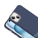 Apple iPhone 13 Uyumlu Kılıf M-safe Şarj Özellikli Karbon Fiber Görünümlü Zore Gros Kapak - 6