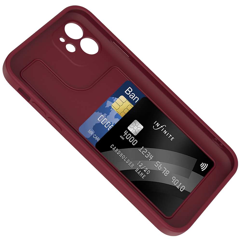 Apple iPhone 11 Uyumlu Kılıf Kamera Korumalı Kartlık Hazneli Zore Vitra Kapak - 2