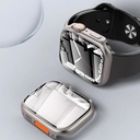 Apple Watch 45 Mm - Watch Ultra 49 Mm Uyumlu Dönüştürücü Kasa & Ekran Koruyucu Tam Koruma Kapak