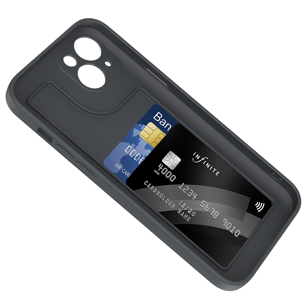 Apple iPhone 14 Uyumlu Kılıf Kamera Korumalı Kartlık Hazneli Zore Vitra Kapak - 1