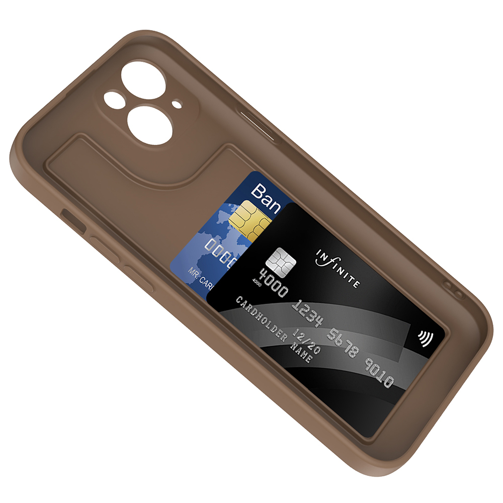 Apple iPhone 15 Uyumlu Kılıf Kamera Korumalı Kartlık Hazneli Zore Vitra Kapak - 1