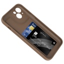 Apple iPhone 15 Uyumlu Kılıf Kamera Korumalı Kartlık Hazneli Zore Vitra Kapak - 1