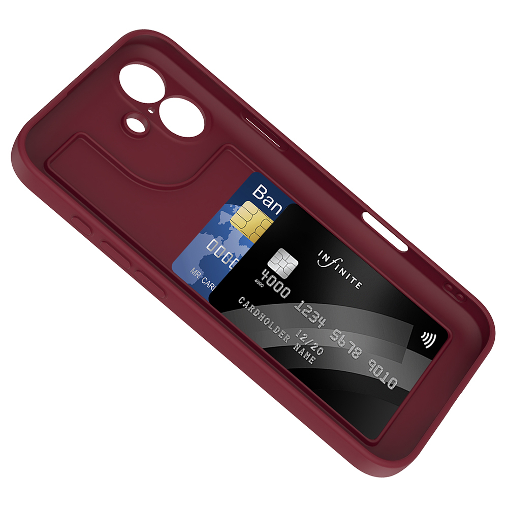 Apple iPhone 16 Plus Uyumlu Kılıf Kamera Korumalı Kartlık Hazneli Zore Vitra Kapak - 4