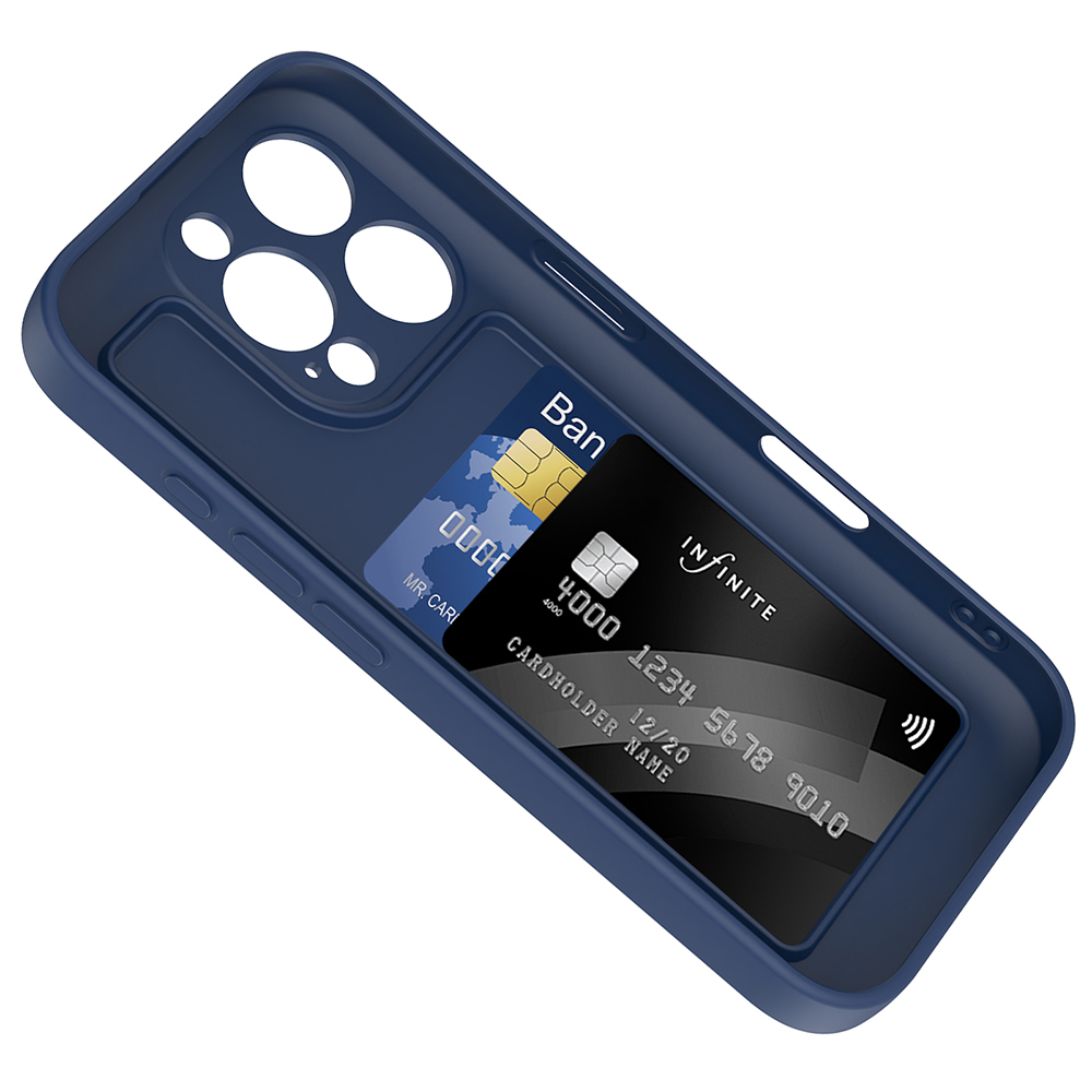 Apple iPhone 16 Pro Max Uyumlu Kılıf Kamera Korumalı Kartlık Hazneli Zore Vitra Kapak - 1