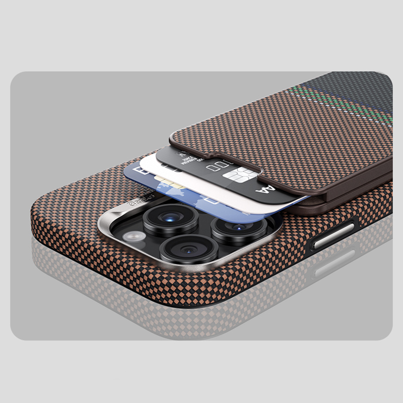 Benks ArmorGo 600D Aramid Fiber Magnetik Standlı Kartlık - 16