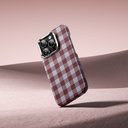 Apple iPhone 16 Pro Max Uyumlu Kılıf M-safe Şarj Özellikli Ekose Tasarımlı Benks ArmorVichy Kevlar Kapak - 9