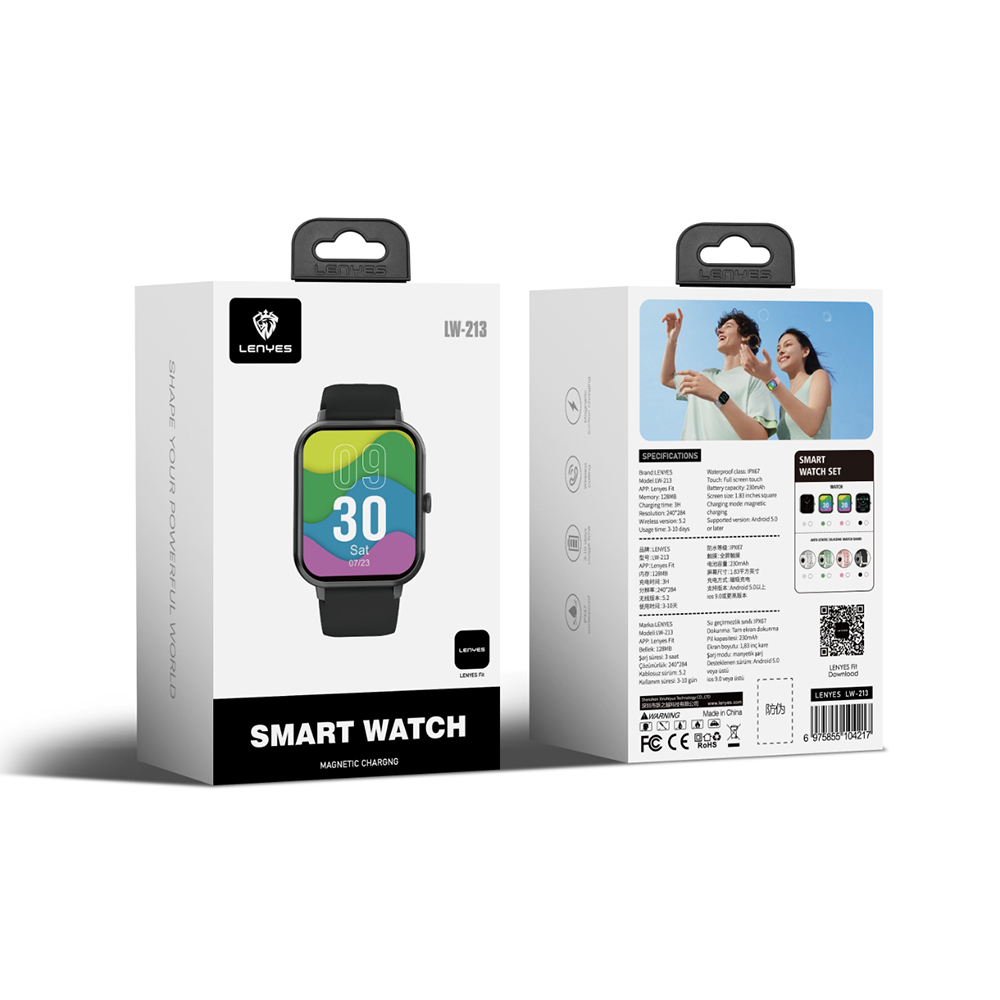Lenyes LW-213 iOS ve Android Uyumlu Akıllı Saat - 6