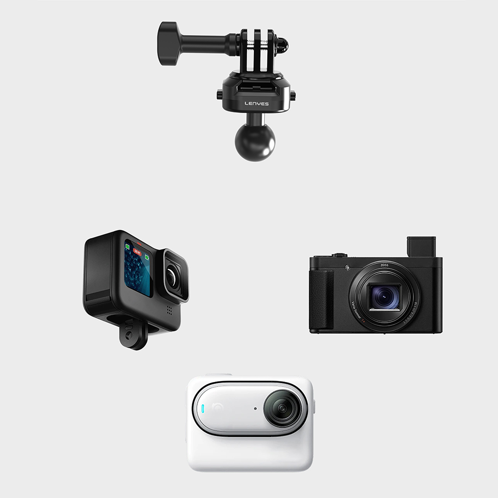 Lenyes LCT103 Bisiklet ve Motosiklet Aksiyon Kamera Tutucu - 1
