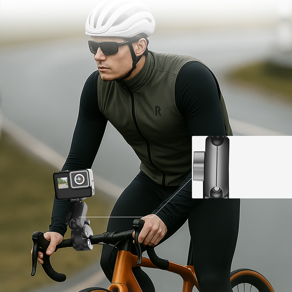 Lenyes LCT103 Bisiklet ve Motosiklet Aksiyon Kamera Tutucu - 3