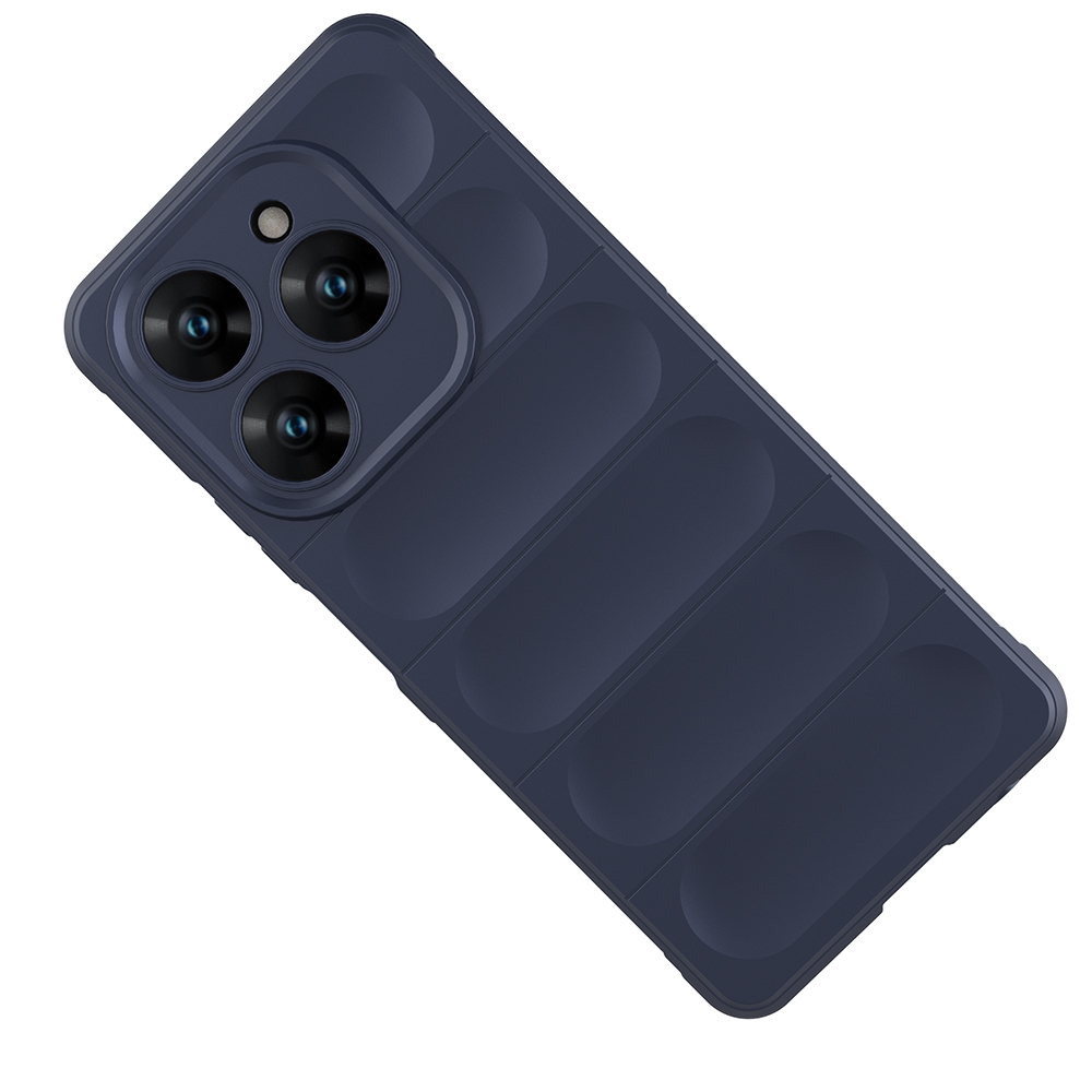 Tecno Spark 20 Uyumlu Pro 4G Kılıf Esnek TPU Oyuklu Arka Yüzey Tasarımlı Zore Etnik Silikon Kapak - 3
