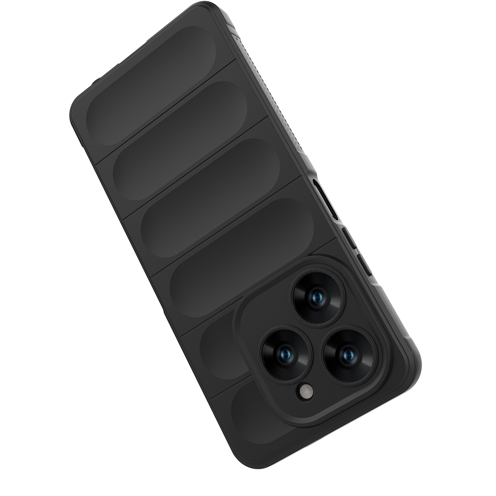 Tecno Spark 20 Uyumlu Pro 4G Kılıf Esnek TPU Oyuklu Arka Yüzey Tasarımlı Zore Etnik Silikon Kapak - 10