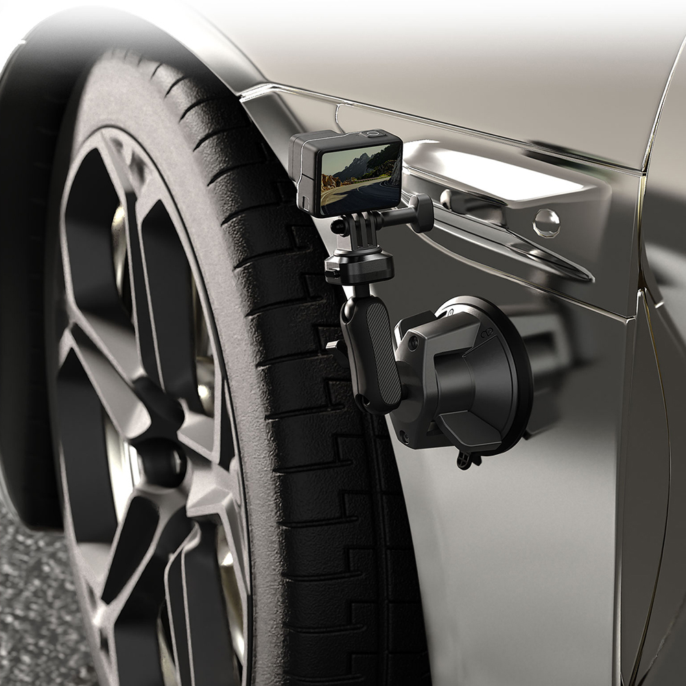 Lenyes LCT102 Teleskopik Vantuzlu Tasarım Aksiyon Kamera Tutucu - 7