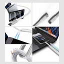 Lenyes LC538 Type-C to Lightning Hızlı Şarj Özellikli 48D Aramid Fiber Örgü Tasarımlı Data ve Şarj Kablosu 27W 1M - 1