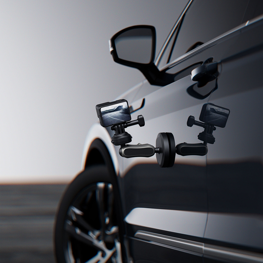 Lenyes LCT105 Teleskopik Vantuzlu Tasarım Aksiyon Kamera Tutucu - 4