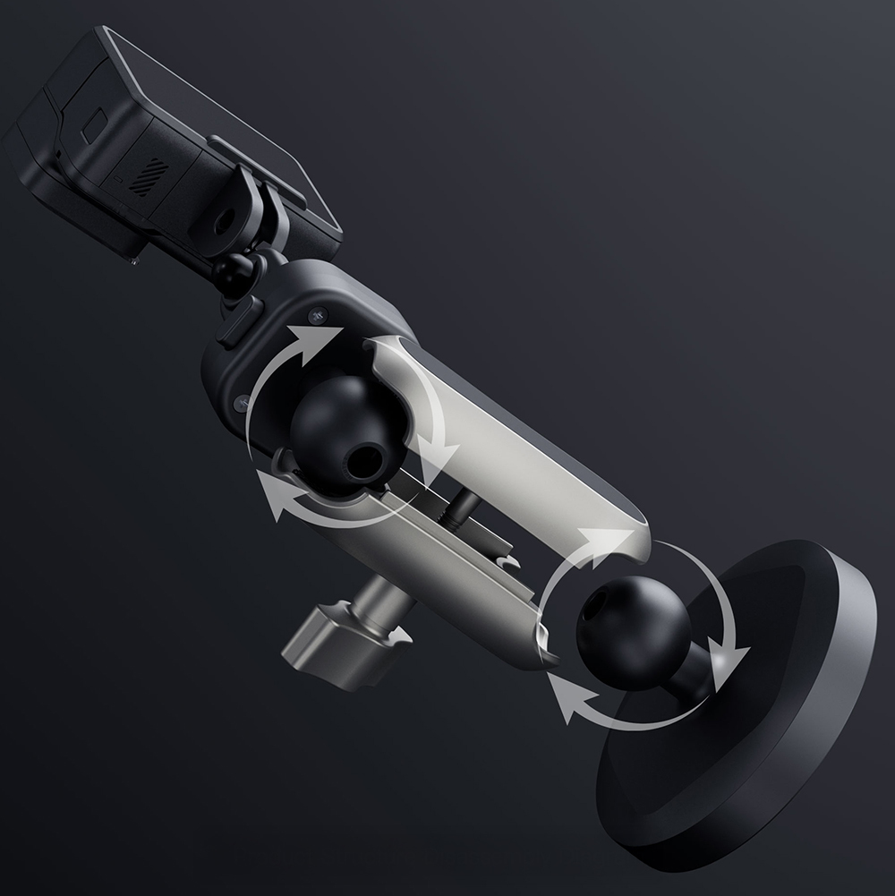 Lenyes LCT105 Teleskopik Vantuzlu Tasarım Aksiyon Kamera Tutucu - 5