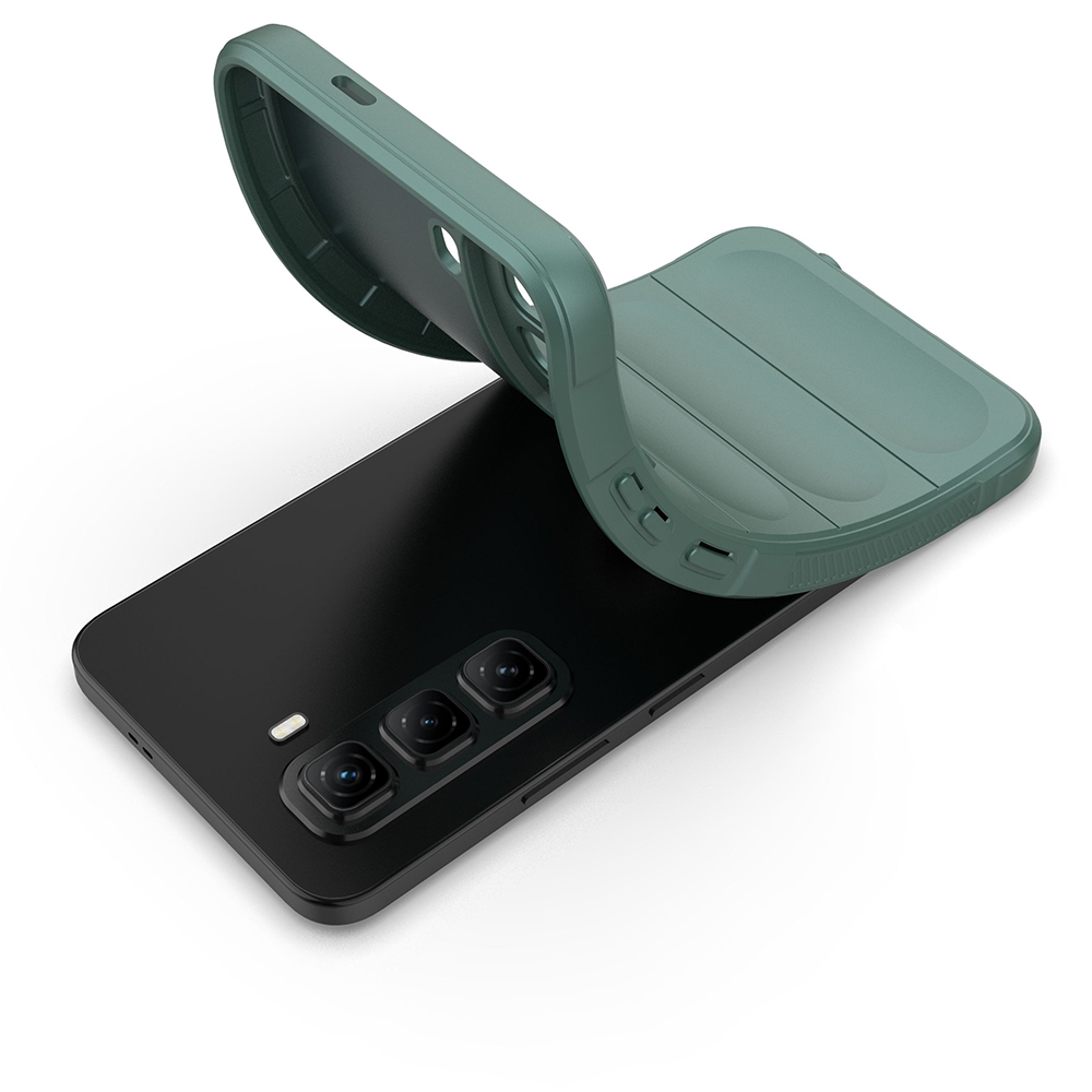 Infinix Hot 50 4G Uyumlu Kılıf Esnek TPU Oyuklu Arka Yüzey Tasarımlı Zore Etnik Silikon Kapak - 9