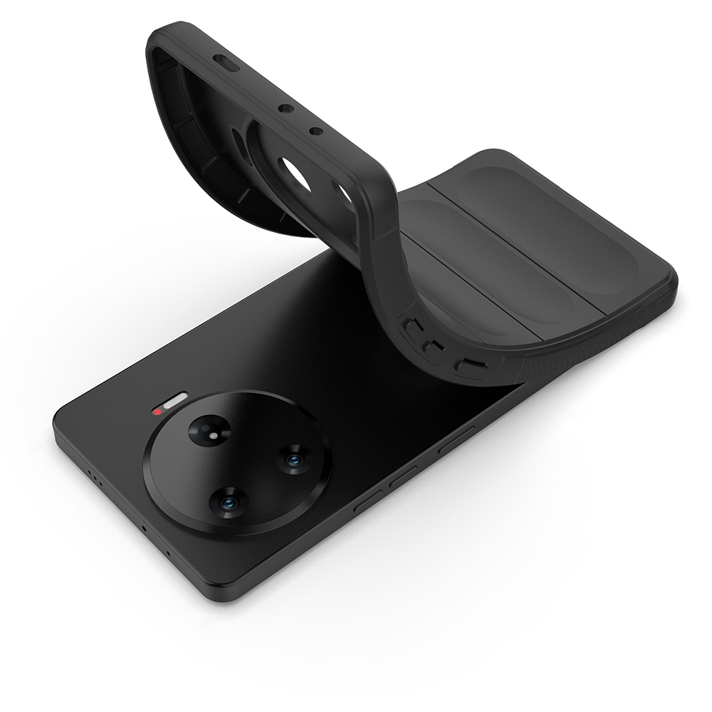 Tecno Spark 30 Pro Uyumlu Kılıf Esnek TPU Oyuklu Arka Yüzey Tasarımlı Zore Etnik Silikon Kapak - 9