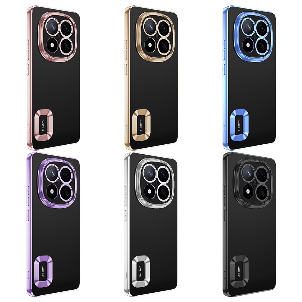 Xiaomi Poco X7 Uyumlu Kılıf Kamera Korumalı Logo Gösteren Zore Omega Kapak - 5