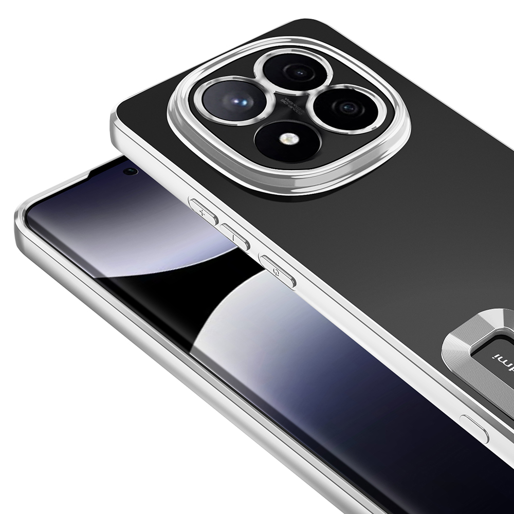 Xiaomi Poco X7 Uyumlu Kılıf Kamera Korumalı Logo Gösteren Zore Omega Kapak - 11