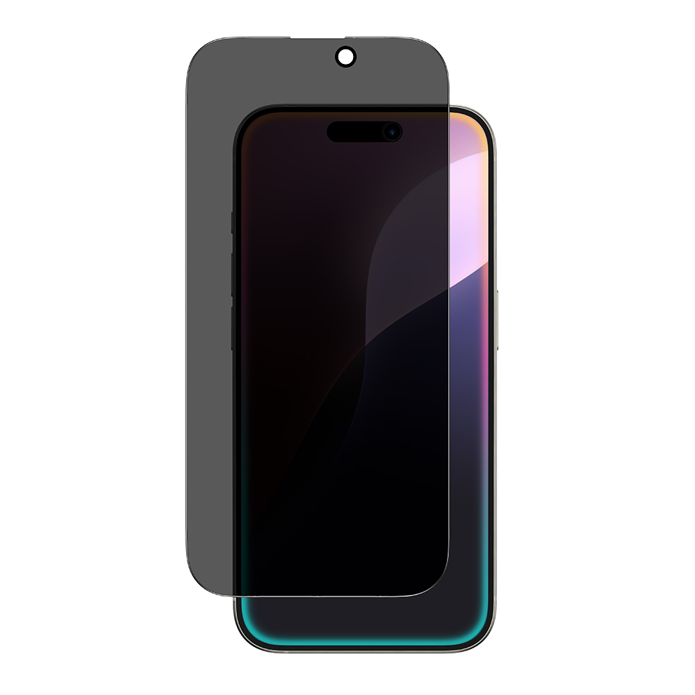 Apple iPhone 16 Uyumlu Amazingthing Radix Privacy Parmak İzi Bırakmayan Temperli Cam Ekran Koruyucu - 1