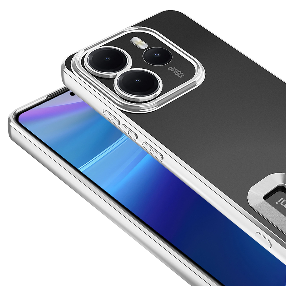 Xiaomi Redmi Note 14 4G Uyumlu Kılıf Kamera Korumalı Logo Gösteren Zore Omega Kapak - 9