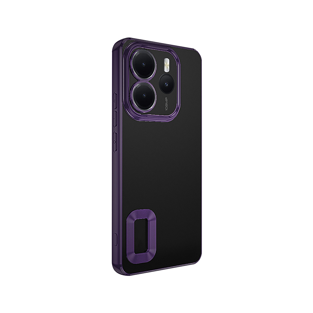 Xiaomi Redmi Note 14 4G Uyumlu Kılıf Kamera Korumalı Logo Gösteren Zore Omega Kapak - 6