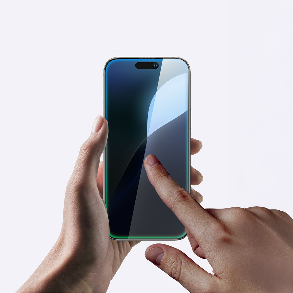 Apple iPhone 16 Plus Uyumlu Amazingthing Titan Parmak İzi Bırakmayan Temperli Cam Ekran Koruyucu - 9