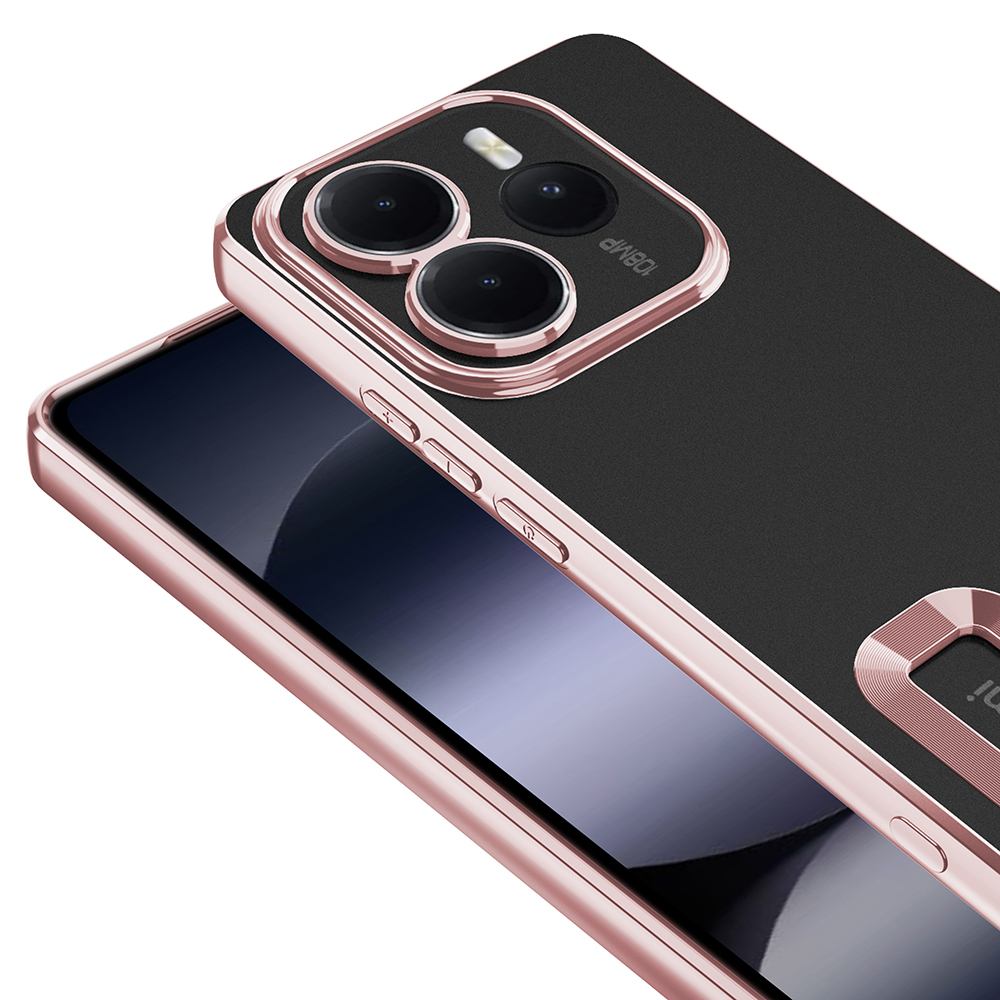 Xiaomi Redmi Note 14 5G Uyumlu Kılıf Kamera Korumalı Logo Gösteren Zore Omega Kapak - 4