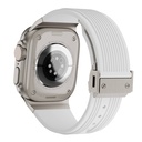 Apple Watch 7 45mm Uyumlu KRD-113 Spor Görünümlü Silikon Kordon