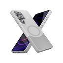 Samsung Galaxy S24 Ultra Uyumlu Kılıf M-Safe Şarj Özellikli Mıknatıslı Zore Duble Kapak - 1