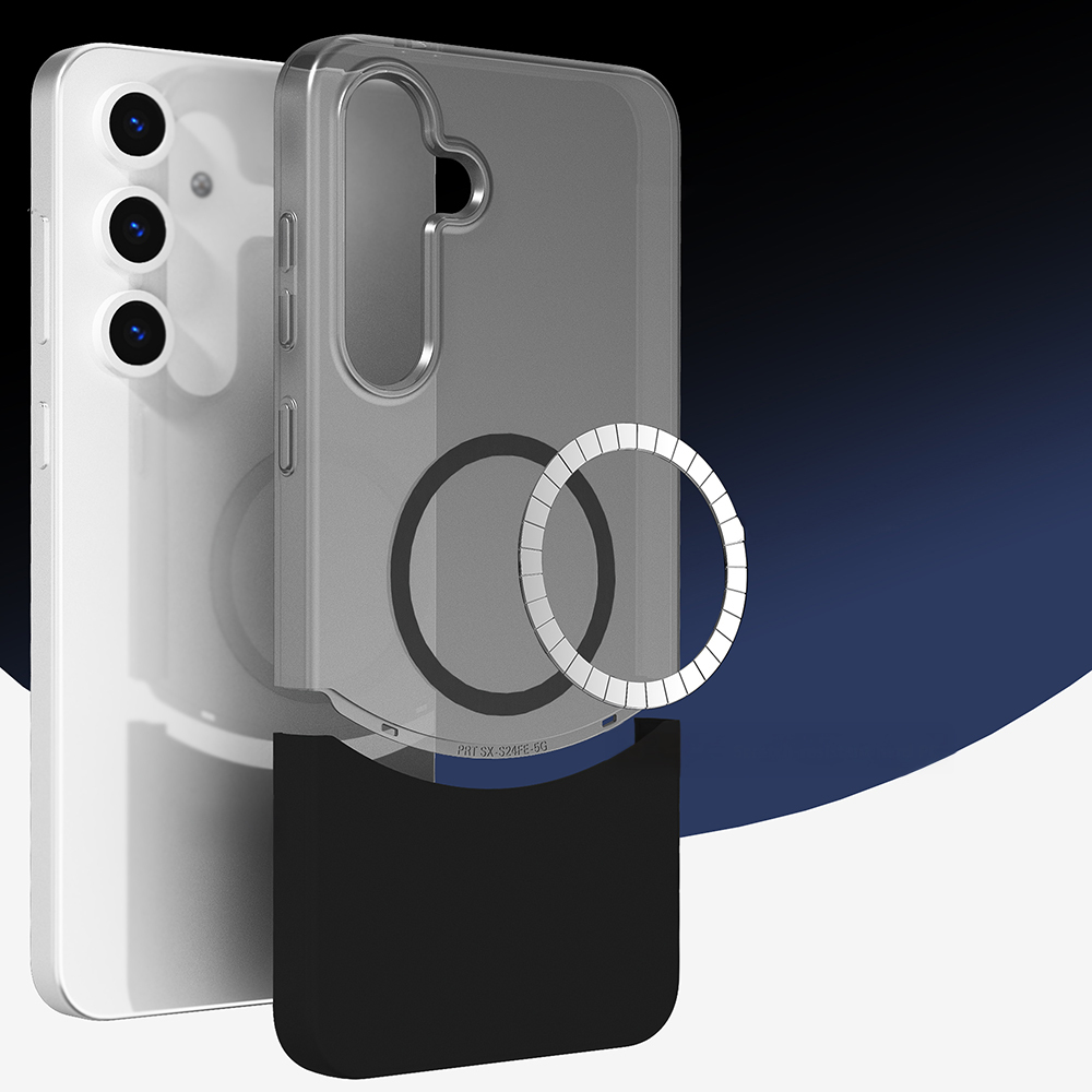 Samsung Galaxy S25 Plus Uyumlu Kılıf M-Safe Şarj Özellikli Mıknatıslı Zore Duble Kapak - 1