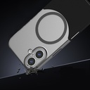 Apple iPhone 16 Plus Uyumlu Kılıf M-Safe Şarj Özellikli Mıknatıslı Zore Duble Kapak - 3