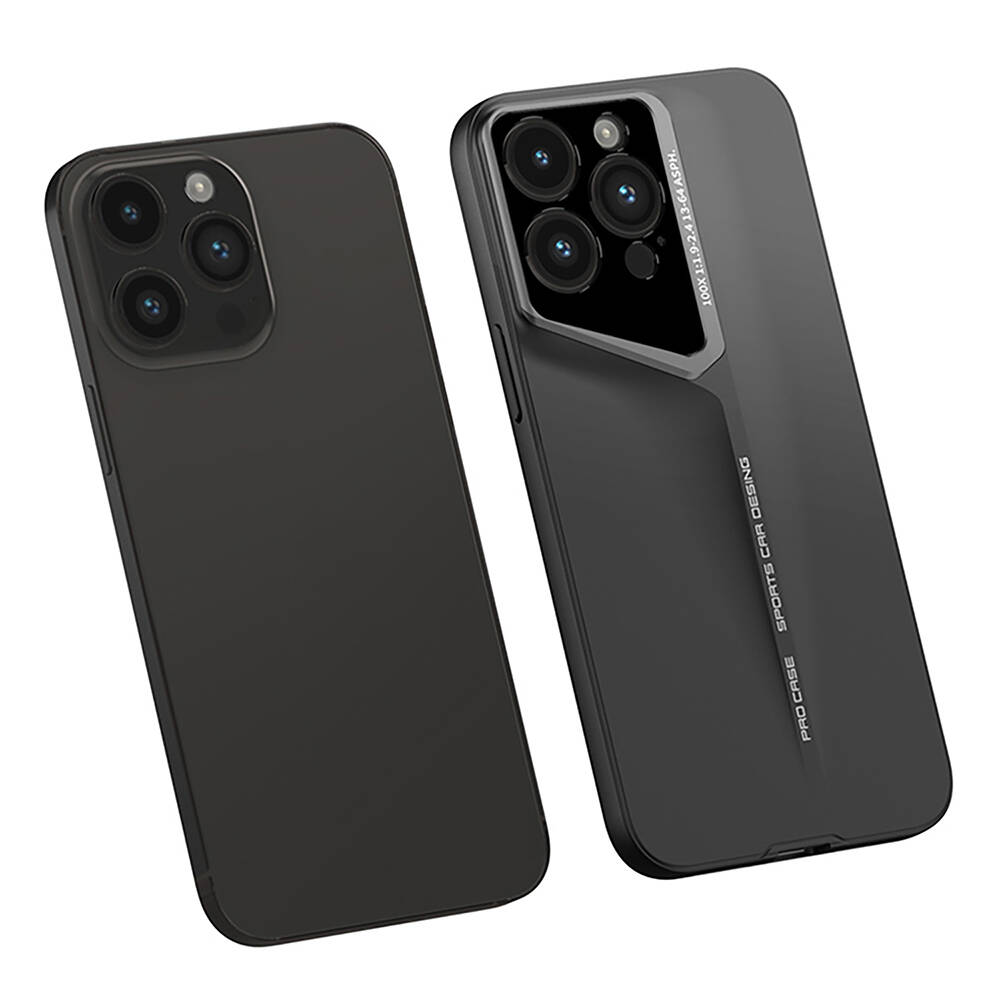 Apple iPhone 14 Pro Max Uyumlu Kılıf Ultra İnce Kameralı Korumalı Sert Rubber Procase Kapak - 6