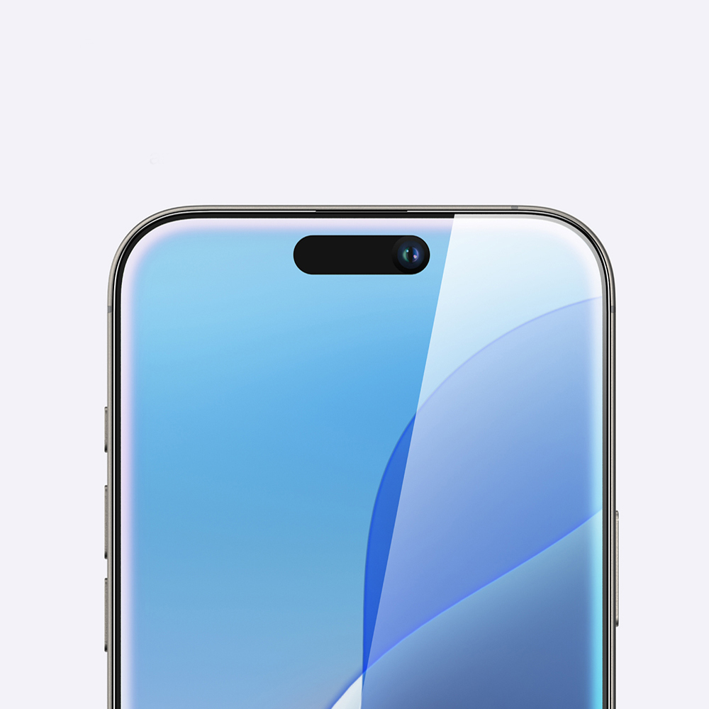 Apple iPhone 16 Pro Uyumlu Amazingthing Radix Parmak İzi Bırakmayan Temperli Cam Ekran Koruyucu - 3