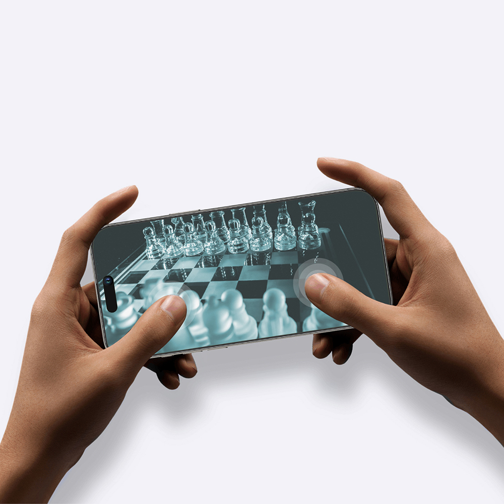 Apple iPhone 16 Pro Uyumlu Amazingthing Titan Mat Parmak İzi Bırakmayan Temperli Cam Ekran Koruyucu - 10