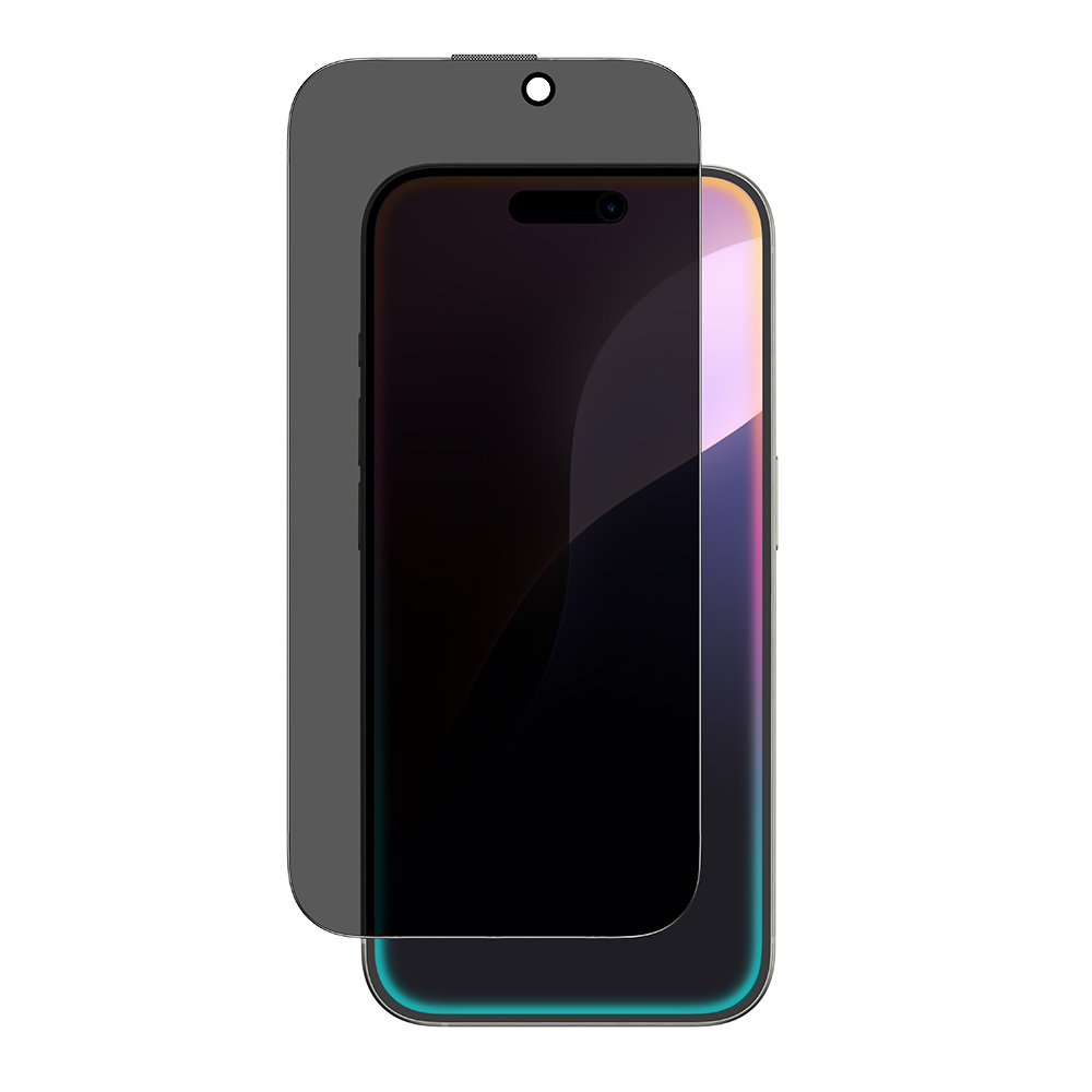 Apple iPhone 16 Pro Uyumlu Amazingthing Titan Privacy Parmak İzi Bırakmayan Temperli Cam Ekran Koruyucu - 1