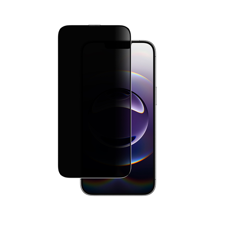 Apple iPhone 16E Uyumlu Amazingthing Titan Privacy Parmak İzi Bırakmayan Temperli Cam Ekran Koruyucu - 1