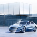 Tesla Model 3 CaseWorld Araç Multimedya Uygulama Aparatlı Ekran Koruyucu - 1