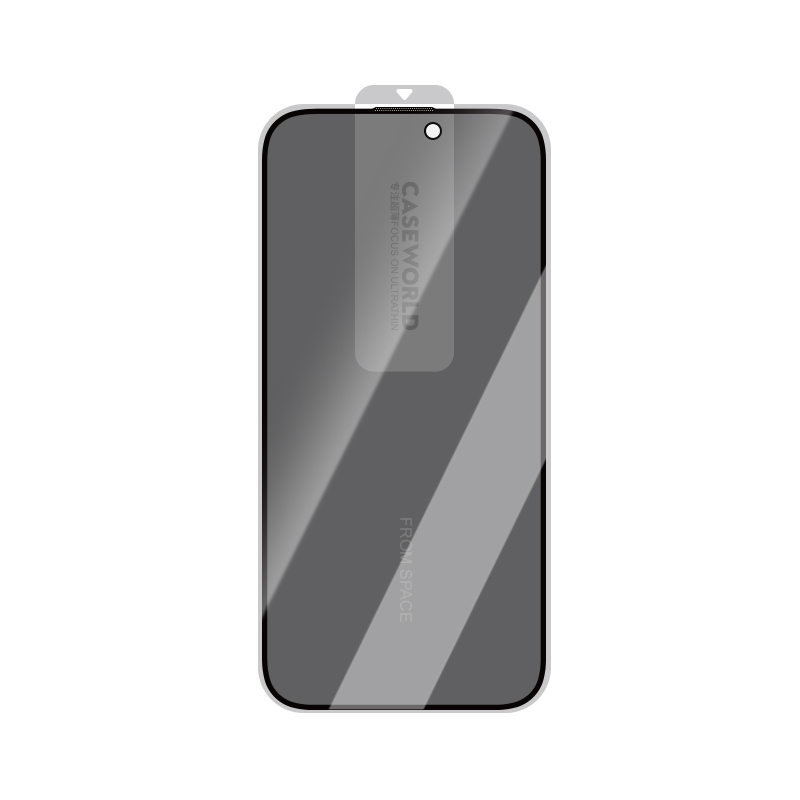 Apple iPhone 15 Plus Uyumlu CaseWorld HD Serisi 0.33mm Privacy Temperli Cam Ekran Koruyucu - 3