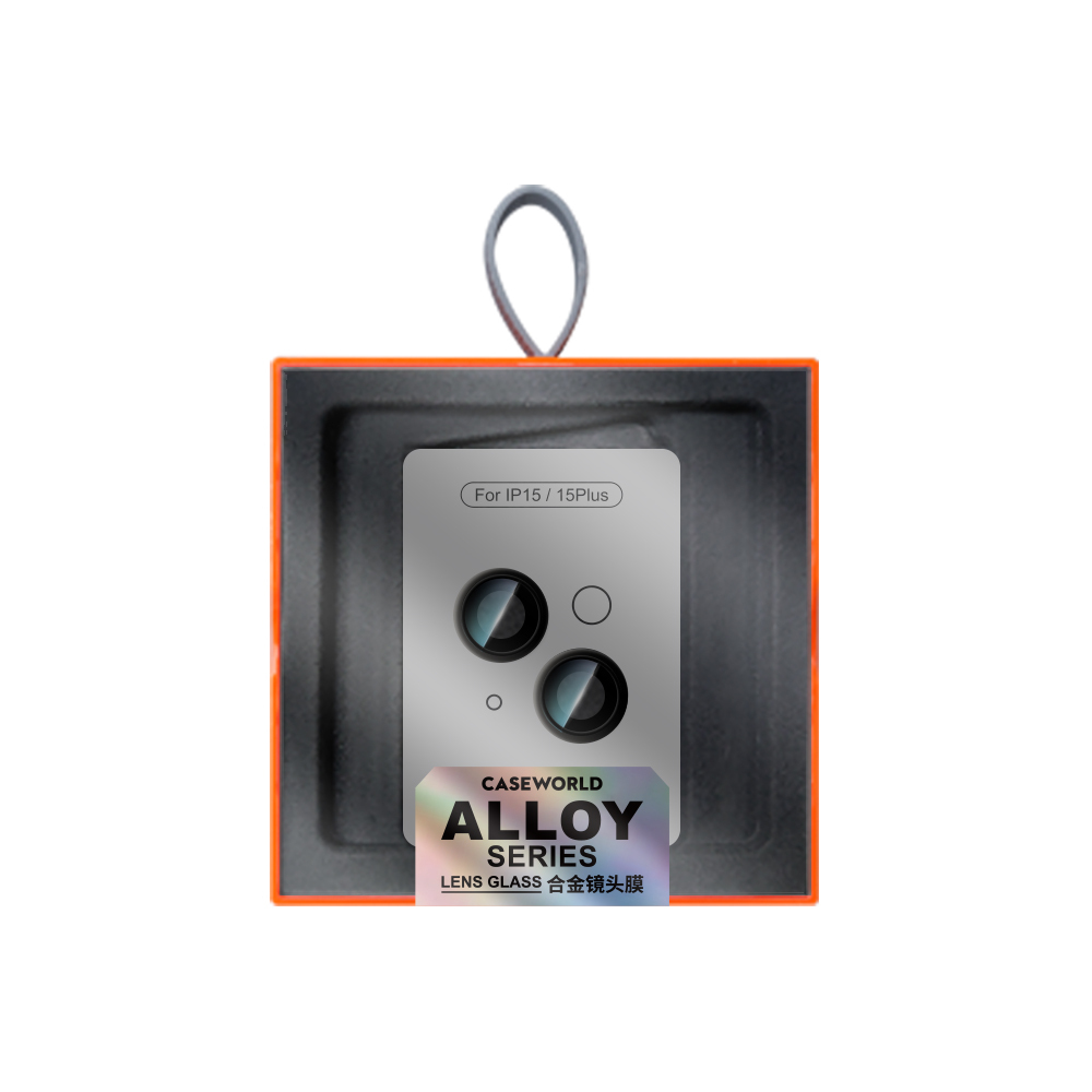 Apple iPhone 15 Plus Uyumlu CaseWorld Alloy Serisi Oleofobik Anti Reflective Kamera Lens Koruyucu - 4