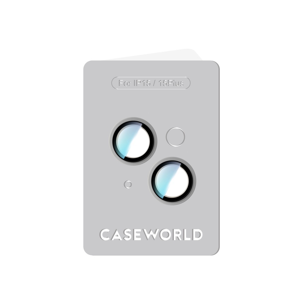 Apple iPhone 15 Uyumlu CaseWorld Alloy Serisi Oleofobik Anti Reflective Kamera Lens Koruyucu - 8