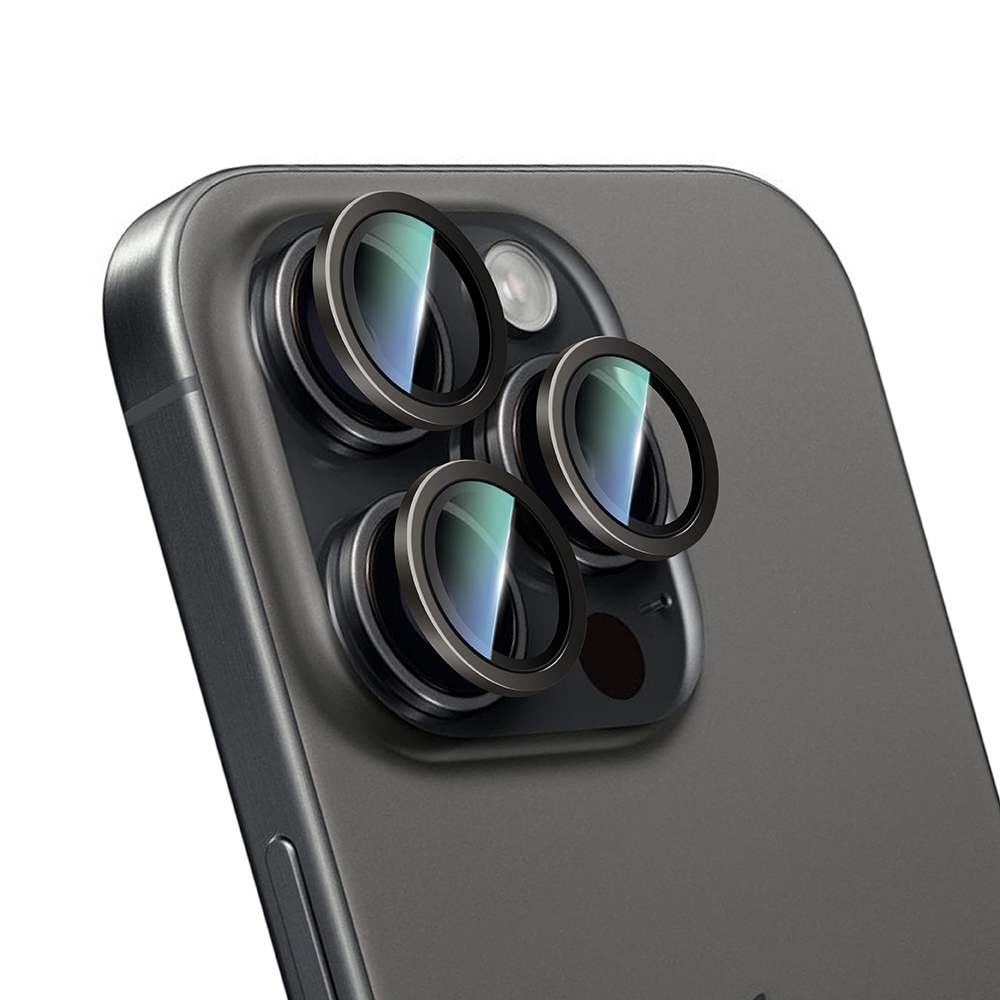 Apple iPhone 14 Pro Uyumlu CaseWorld Alloy Serisi Oleofobik Anti Reflective Kamera Lens Koruyucu - 2