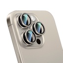 Apple iPhone 15 Pro Max Uyumlu CaseWorld Alloy Serisi Oleofobik Anti Reflective Kamera Lens Koruyucu - 2