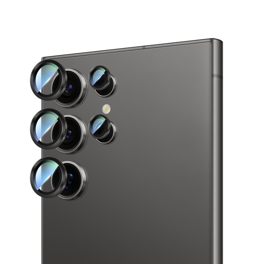 Samsung Galaxy S24 Ultra Uyumlu CaseWorld Alloy Serisi Oleofobik Anti Reflective Kamera Lens Koruyucu - 2