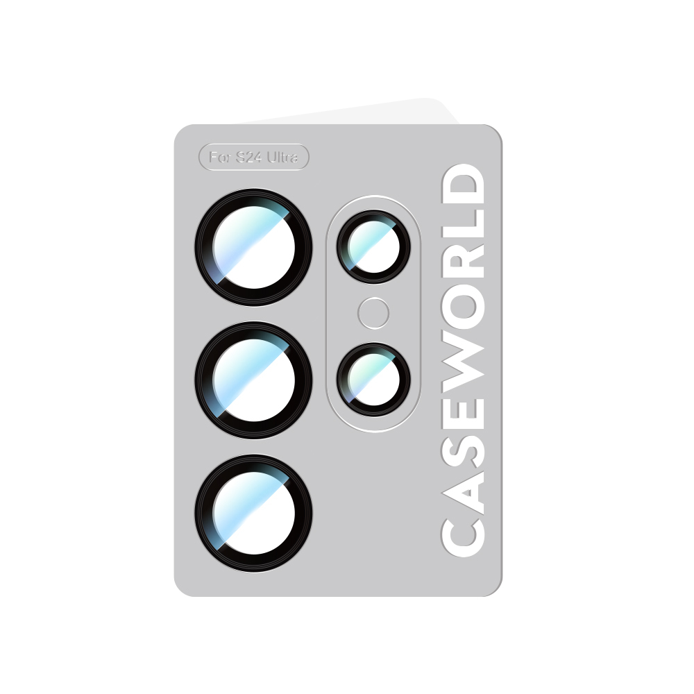 Samsung Galaxy S24 Ultra Uyumlu CaseWorld Alloy Serisi Oleofobik Anti Reflective Kamera Lens Koruyucu - 3