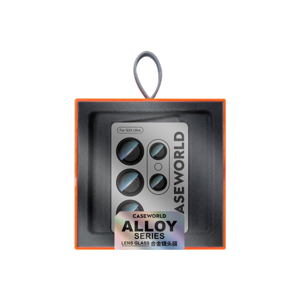 Samsung Galaxy S24 Ultra Uyumlu CaseWorld Alloy Serisi Oleofobik Anti Reflective Kamera Lens Koruyucu - 4