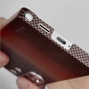 Samsung Galaxy S25 Ultra Uyumlu Kılıf M-safe Şarj Özellikli Aramid Fiber Pitaka Tactile Woven Sunset-Moonrise Serisi Kapak - 7