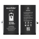 Apple iPhone 12 / 12 Pro Uyumlu 3310mAh Yüksek Kapasiteli Batarya - Gelişmiş Akıllı Chip - Pil Sağlığı Destekli - Morfide M-Max